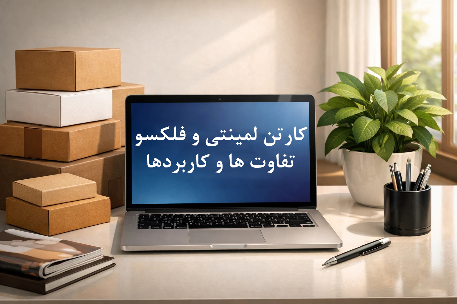 کارتن لمینتی و فلکسو تفاوتها و کاربردها